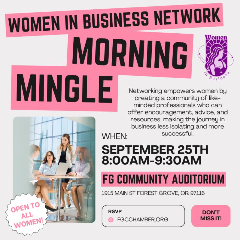 Morning Mingle! Womens Business Network header image