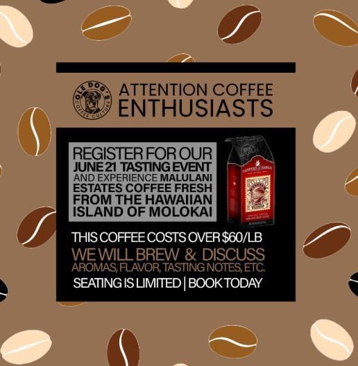 Coffee Tasting Event header image