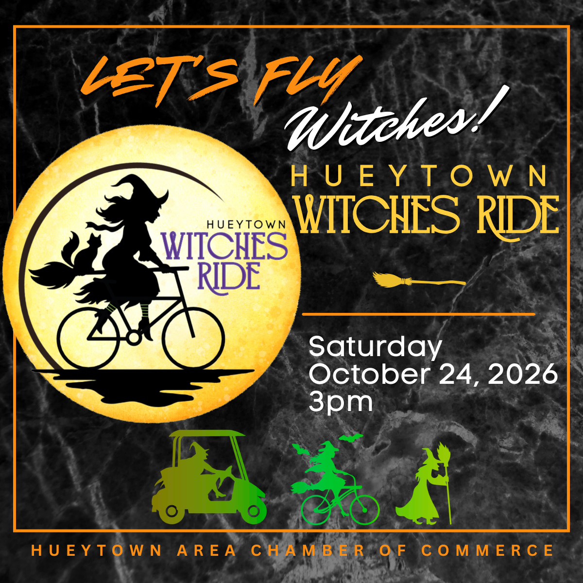 Hueytown Witches Ride 2026 header image