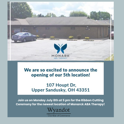 Ribbon Cutting for Monark ABA Therapy header image