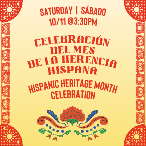 Hispanic Heritage Month Celebration | Celebración del Mes de header image