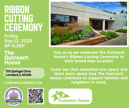 2025 Ribbon Cutting - The Outreach House header image