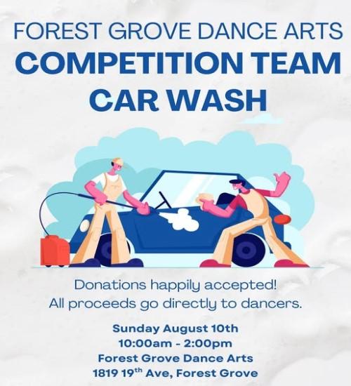 Forest Grove Dance Arts Competition Team Car Wash header image