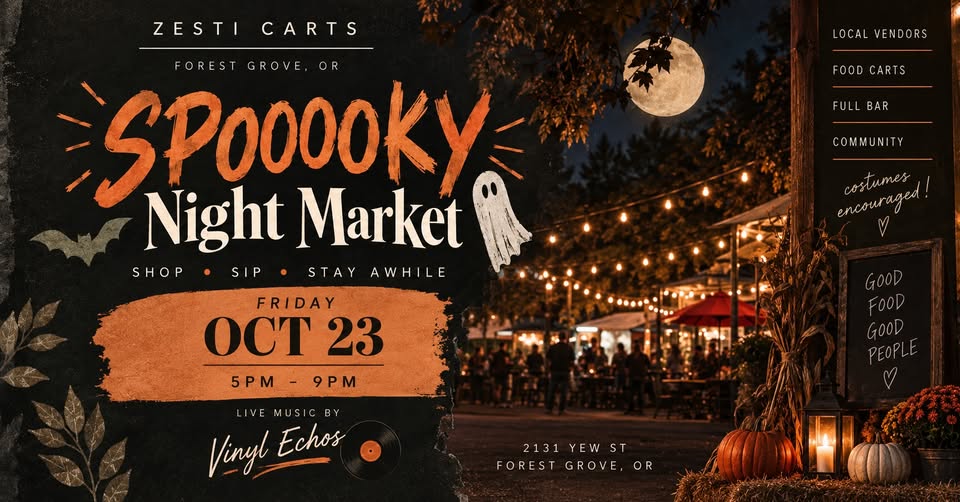  SpooOoky Night Market w/ Live Music by Vinyl Echos header image