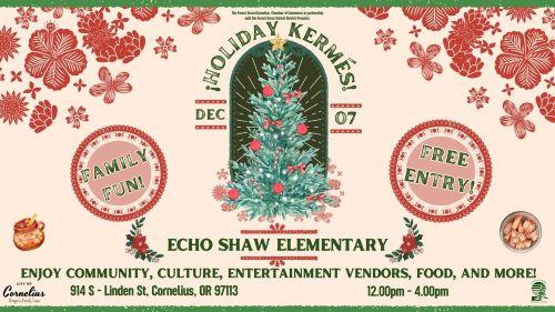 Holiday Kermés - Echo Shaw Elementary School header image