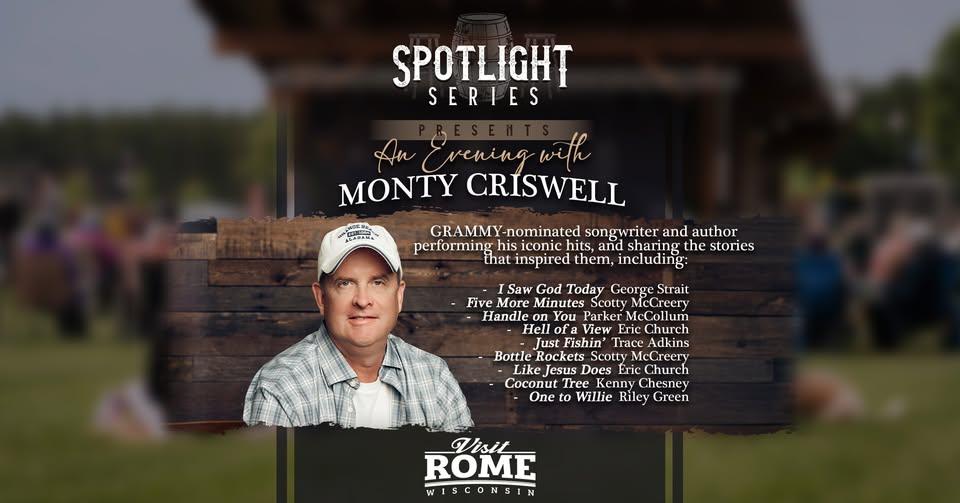 Spotlight Series Presents: An Evening with Monty Criswell  header image