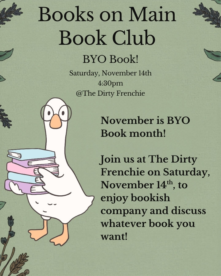 Books on Main Book Club header image
