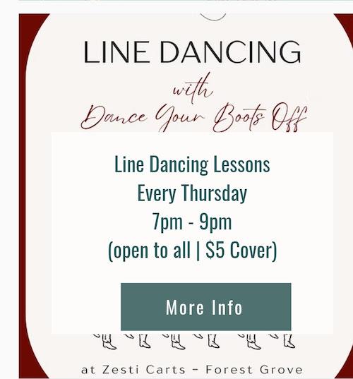 Line Dancing Lessons header image