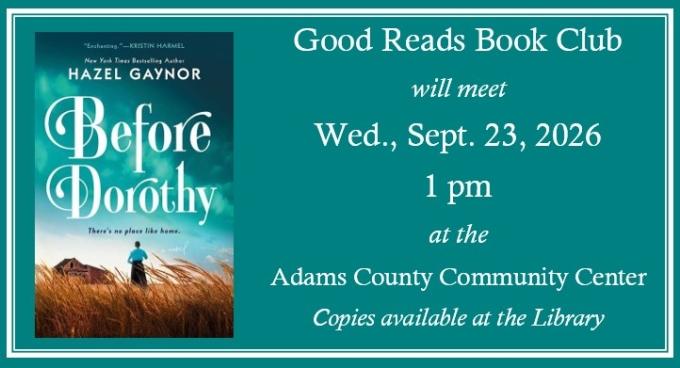 Good Reads Book Club  header image