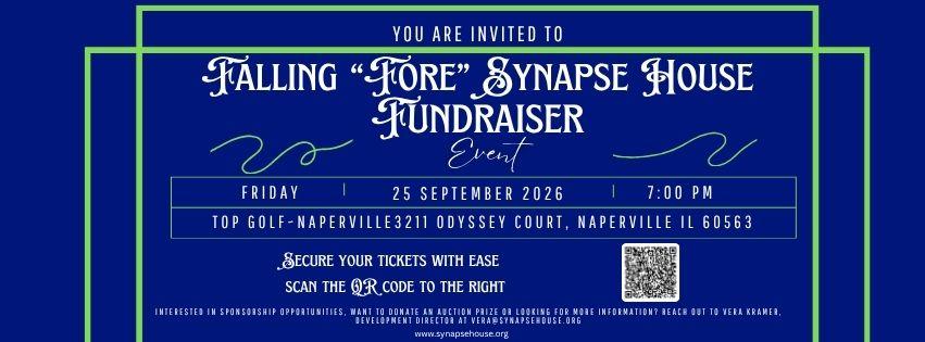 Falling "Fore" Synapse House Fundraiser header image