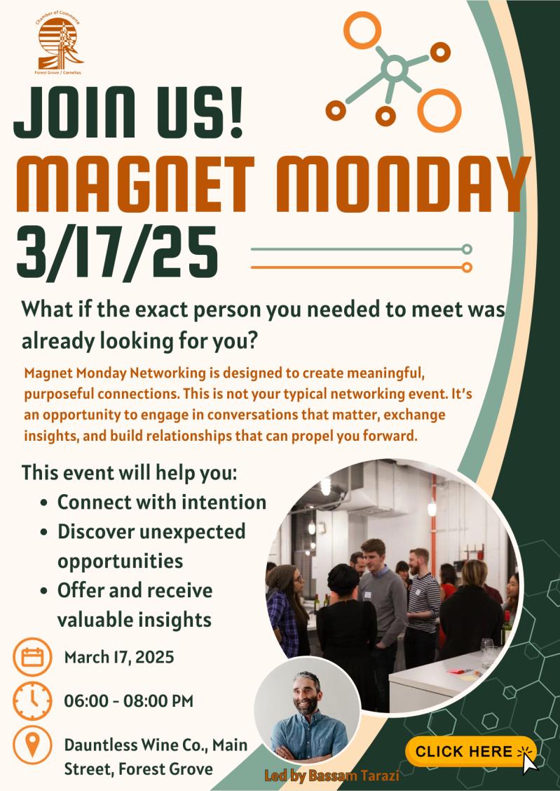 CANCELLED! Magnet Monday Networking header image