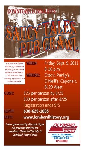 Saucy Tales Pub Crawl header image