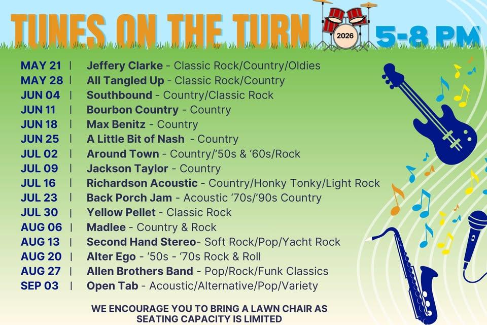 Tunes on the Turn header image