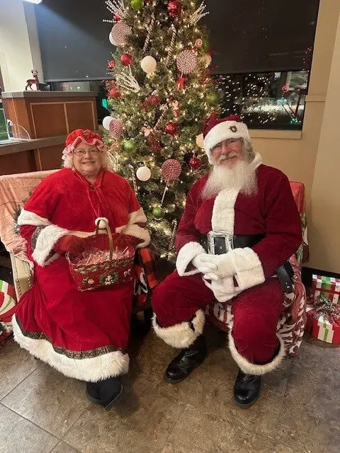 Santa and Mrs. Claus during Home for the Holidays