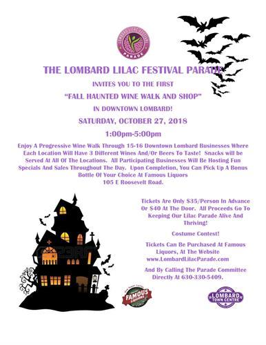 Fall Haunted Wine Walk & Shop header image