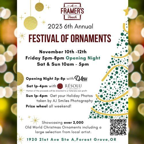 6th Annual Festival of Ornaments header image