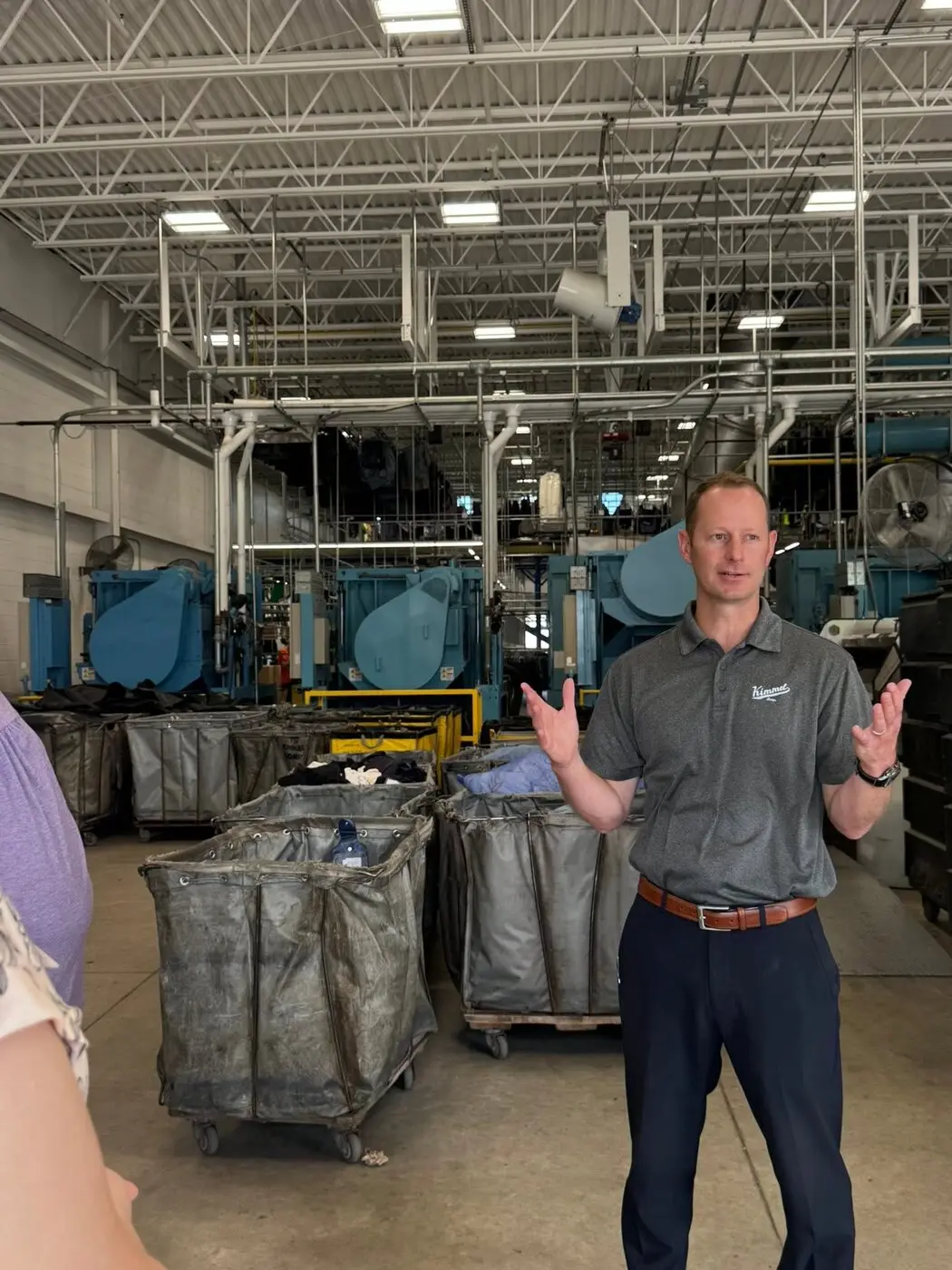 Leadership Wyandot participants touring a local industrial facility