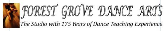 Forest Grove Dance Arts logo