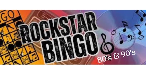 Rockstar Bingo 80's and 90's Edition header image