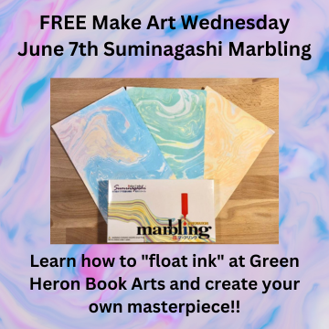 Make Art Wednesday: Suminagashi Marbling header image