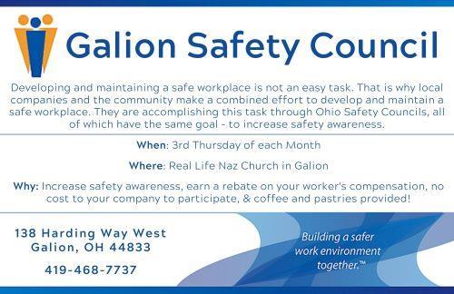 Galion Safety Council header image