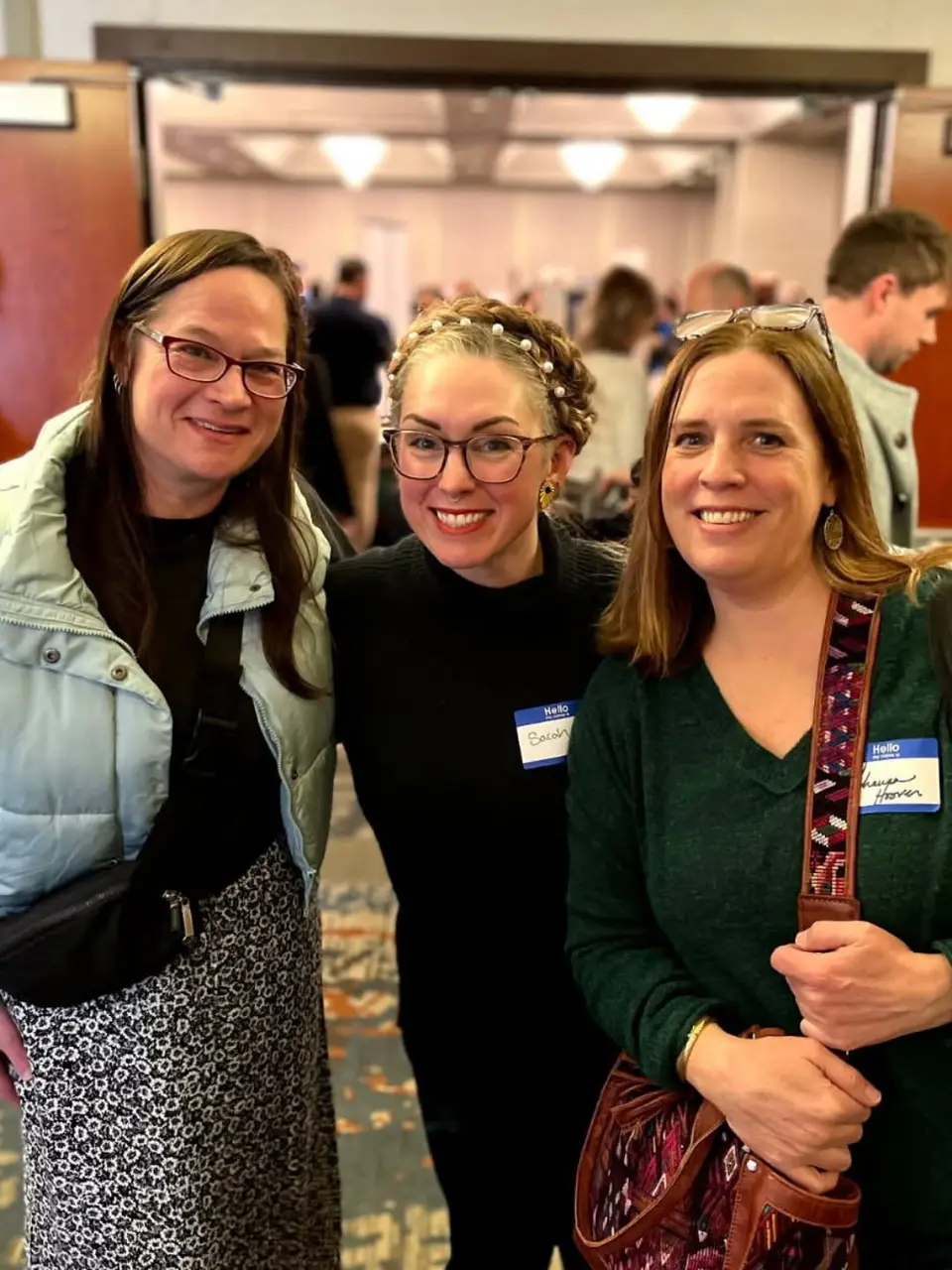Small Business Roundtable participants connecting at a chamber event