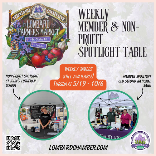 2026 Farmers Market Member & Non-profit Spotlight Sign Up Sheet 6/23 header image