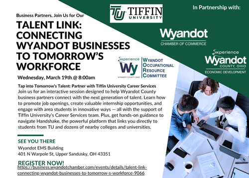 Talent Link: Connecting Wyandot Businesses To Tomorrow's Workforce header image