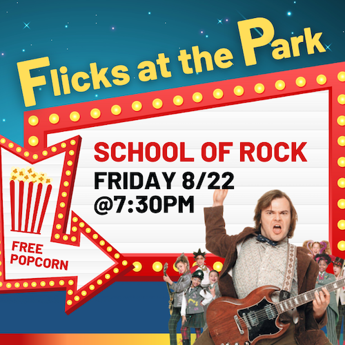 Flicks at the Park: School of Rock header image