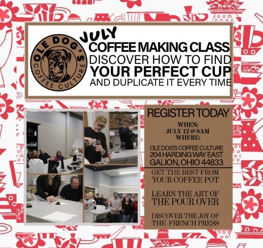 Coffee Making Class header image