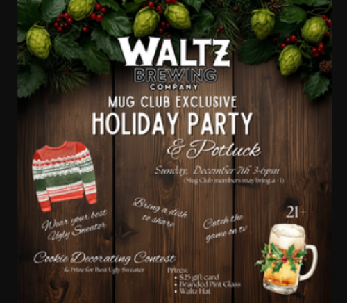Mug Club Holiday Party header image