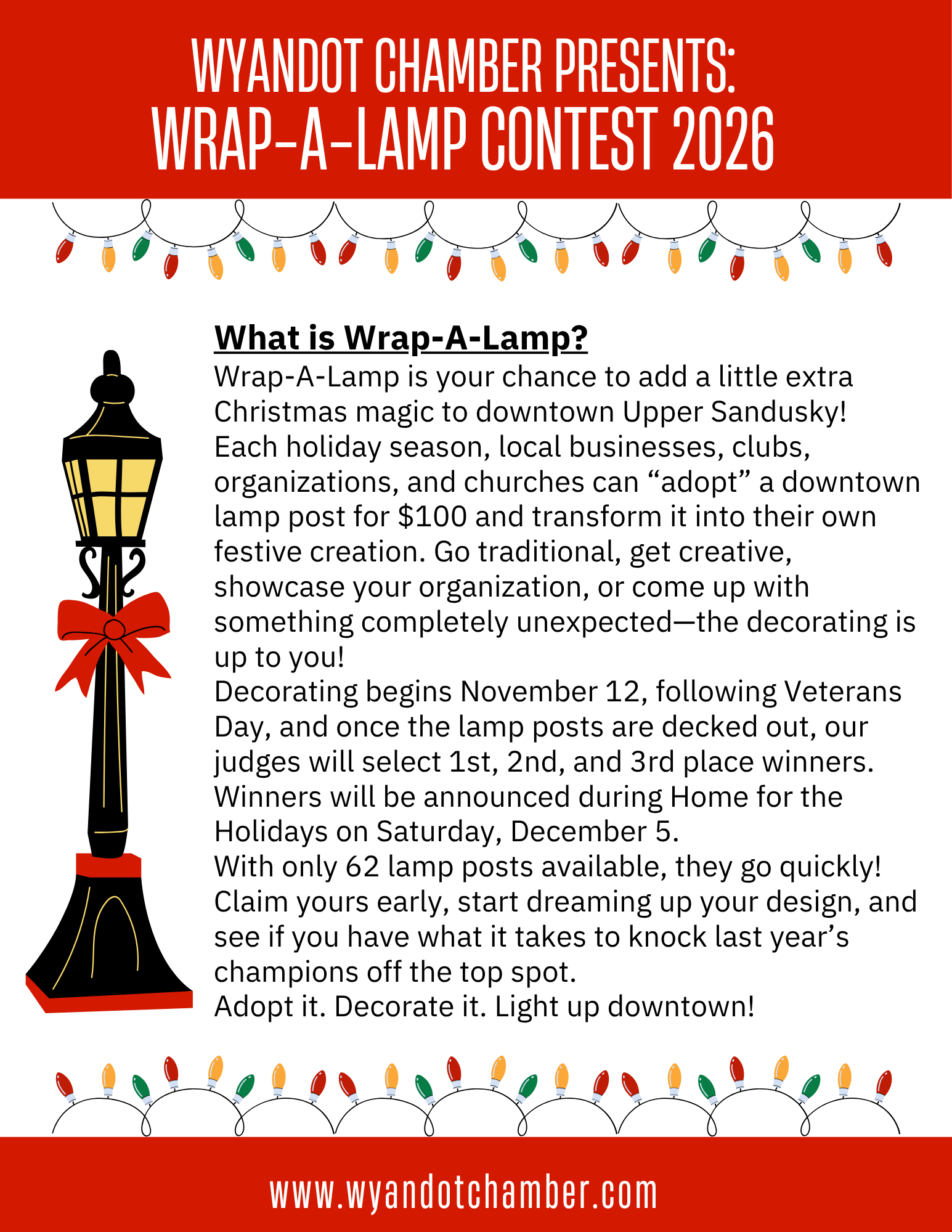 Wrap-A-Lamp Contest header image