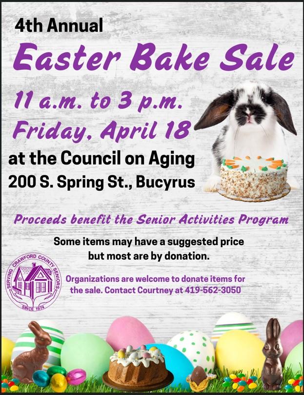 4th Annual Easter Bake Sale header image
