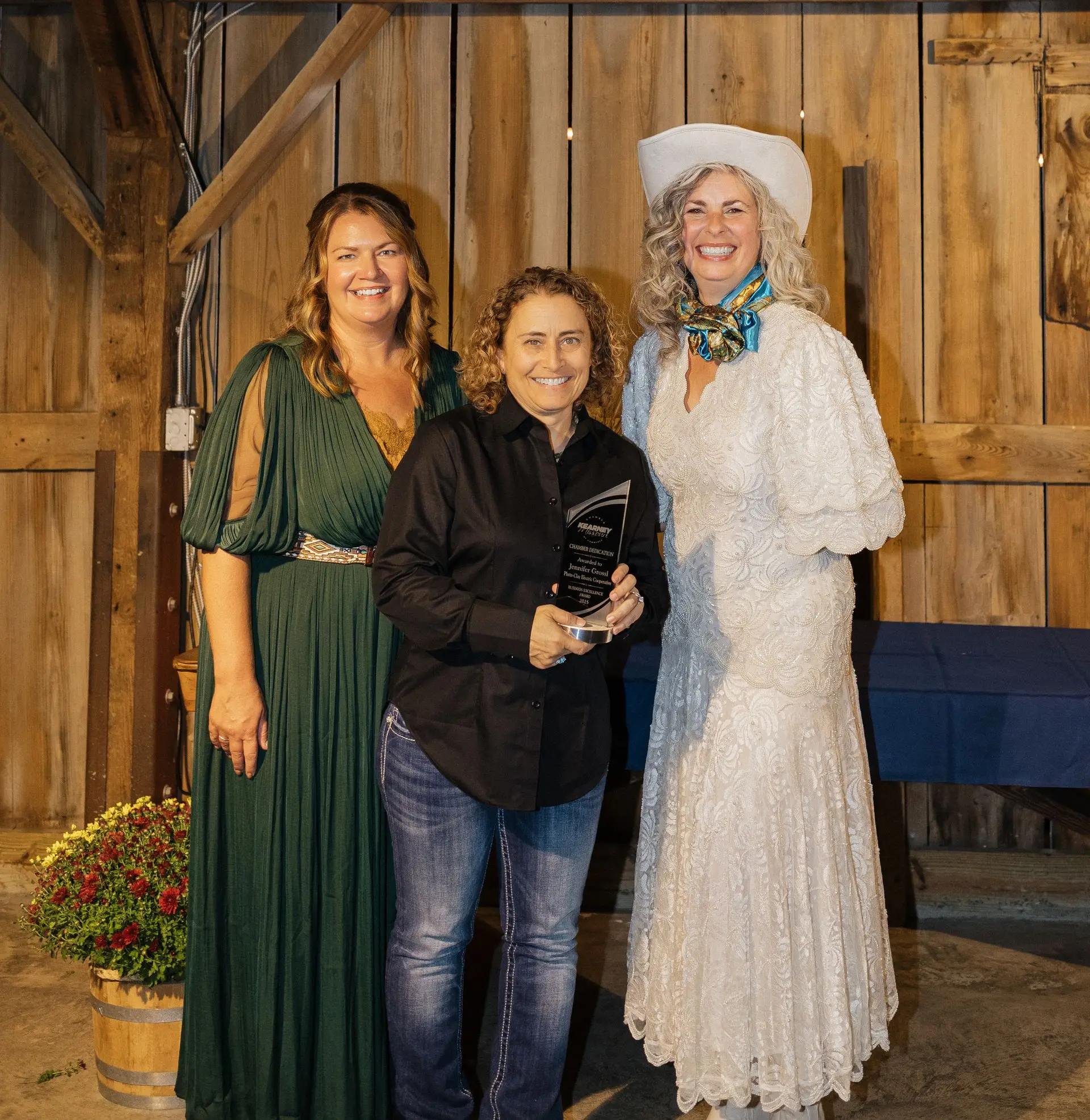 Kearney Chamber Business Excellence Award presentation