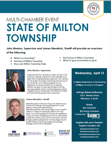 State of Milton Township Luncheon header image