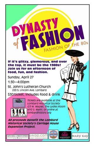 "Dynasty of Fashion" Fashion Show header image