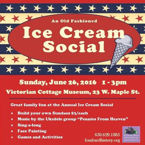 Old Fashioned Ice Cream Social header image