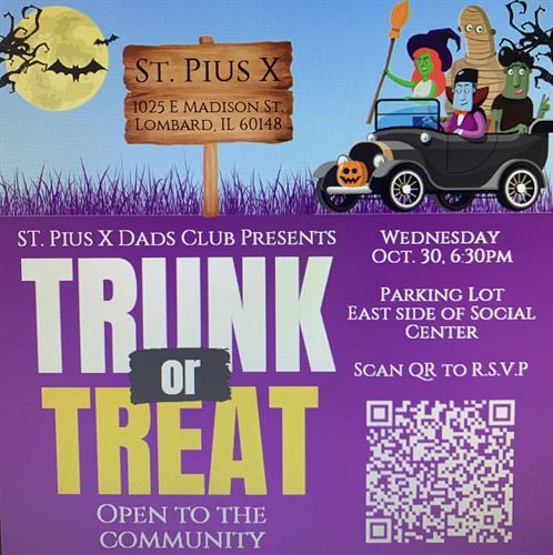 St. Pius. X School Trunk or Treat header image