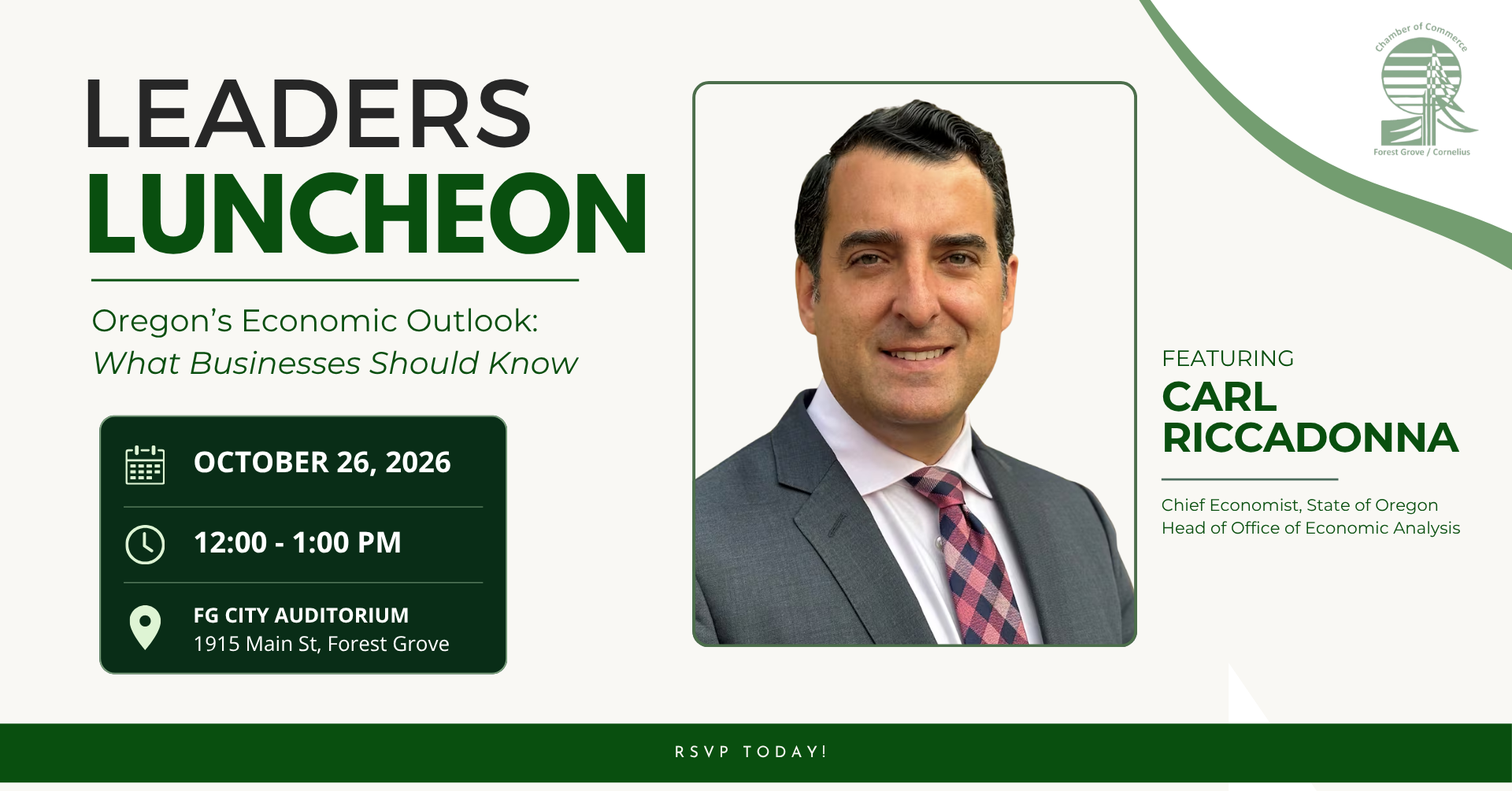 October Leaders Luncheon header image