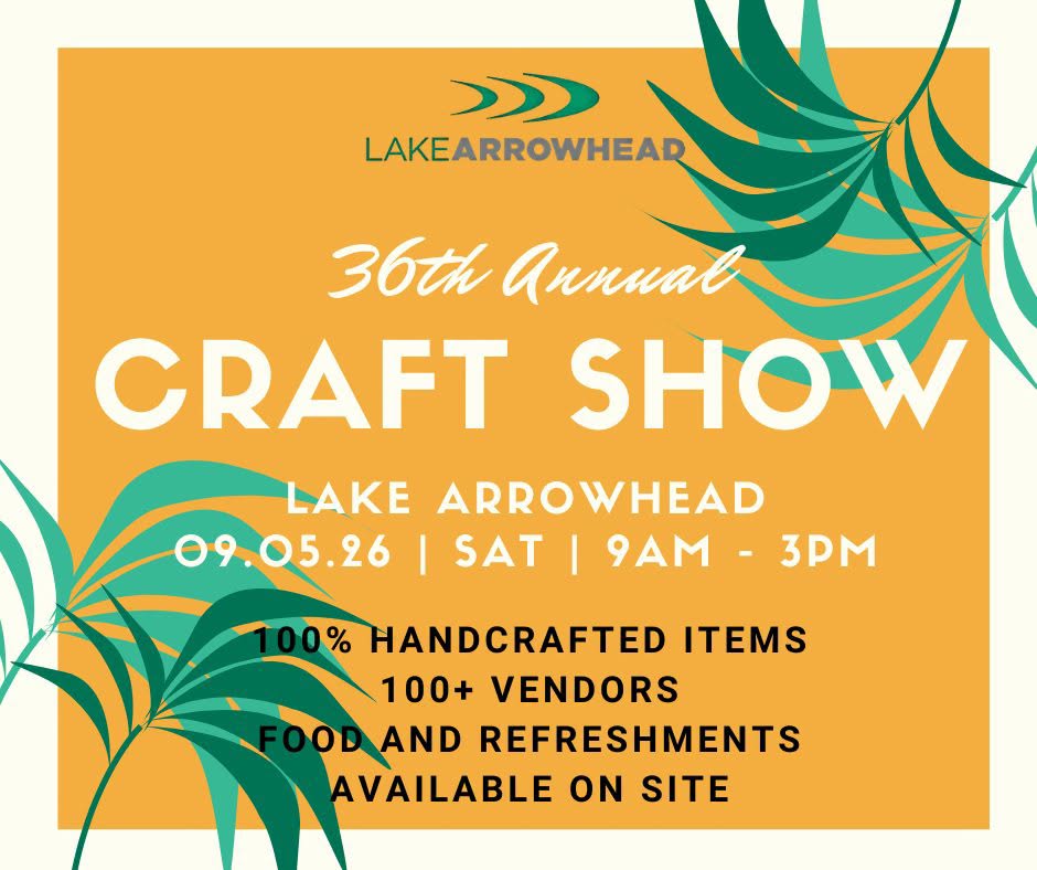 Lake Arrowhead Annual Labor Day Weekend Craft Show  header image