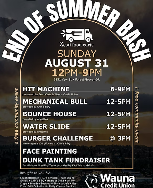 End of Summer Bash header image
