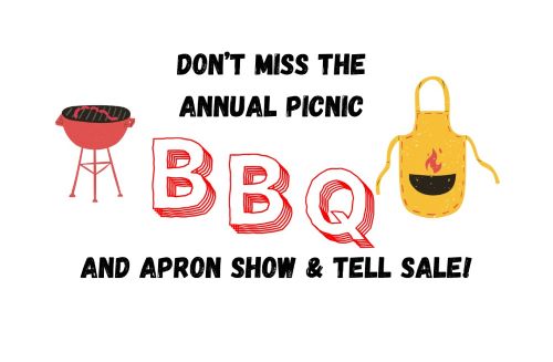 Annual Picnic & Apron Show & Tell Sale header image
