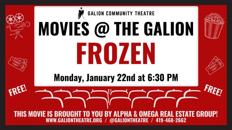 Movies @ The Galion: FROZEN header image
