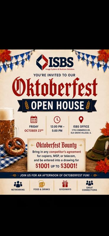 ISBS Oktoberfest 2026 header image