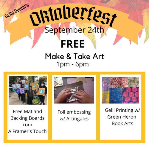 Oktoberfest 2022: Make and Take Art Classes header image