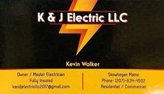 K & J Electric logo