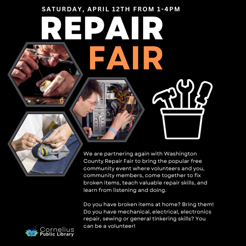 Repair Fair | Feria de Reparación header image