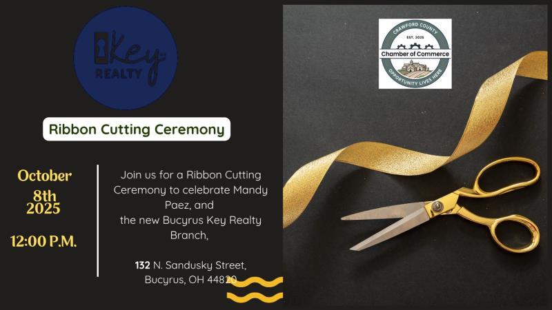 Ribbon Cutting - Bucyrus Key Realty header image