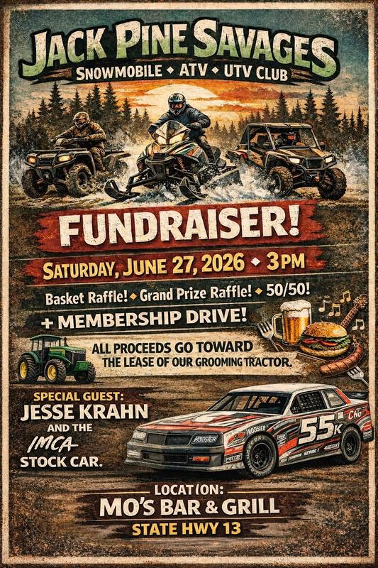 Jack Pine Savages Annual Fundraiser header image