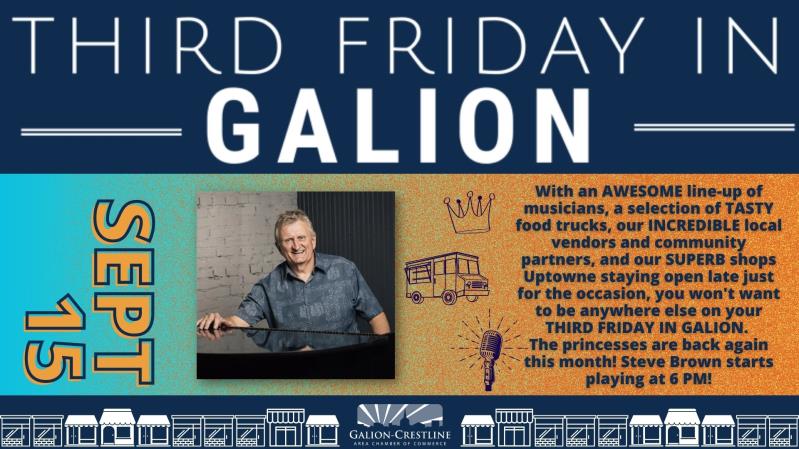 Third Fridays in Galion header image